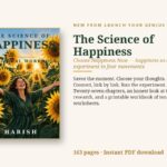 The Science of Happiness — A Practical Workbook by Harish, Sunflower Field cover